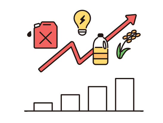 大村市で注文住宅を建てるならハウス工房ふくだにお任せください。物価高対策に日々取り組んでいます。